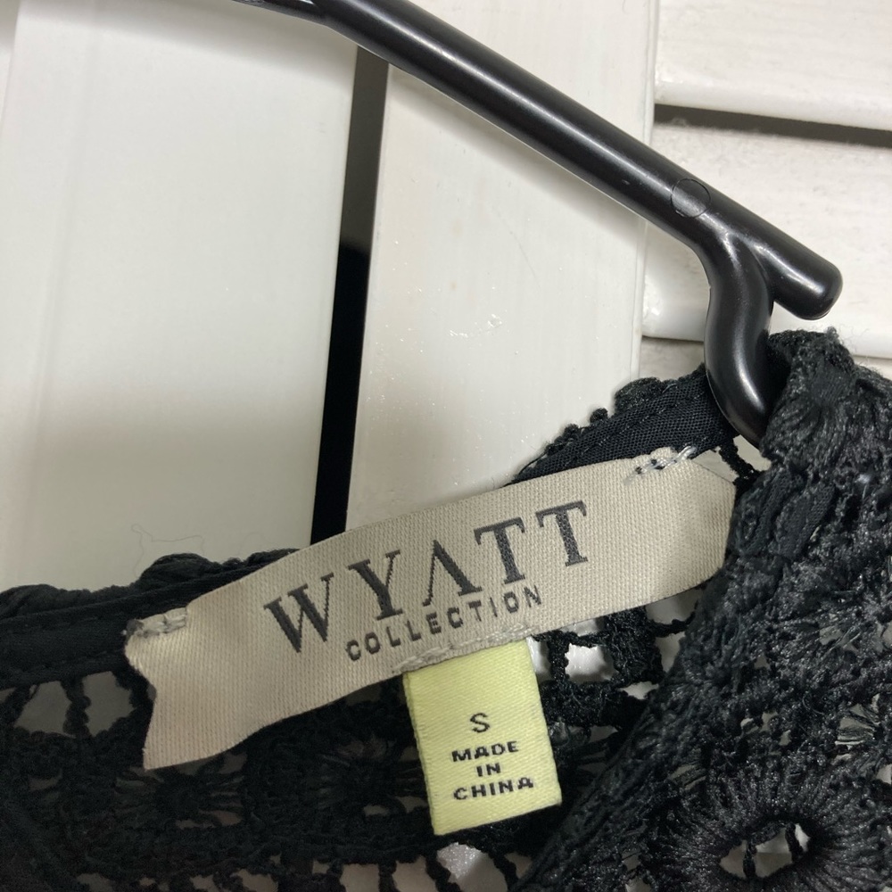 Wyatt black bell styled blouse - Picture 2 of 3
